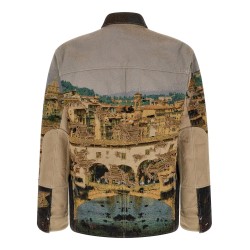 Jacquard square jacket