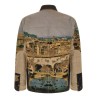 Jacquard square jacket