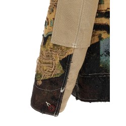 Jacquard square jacket
