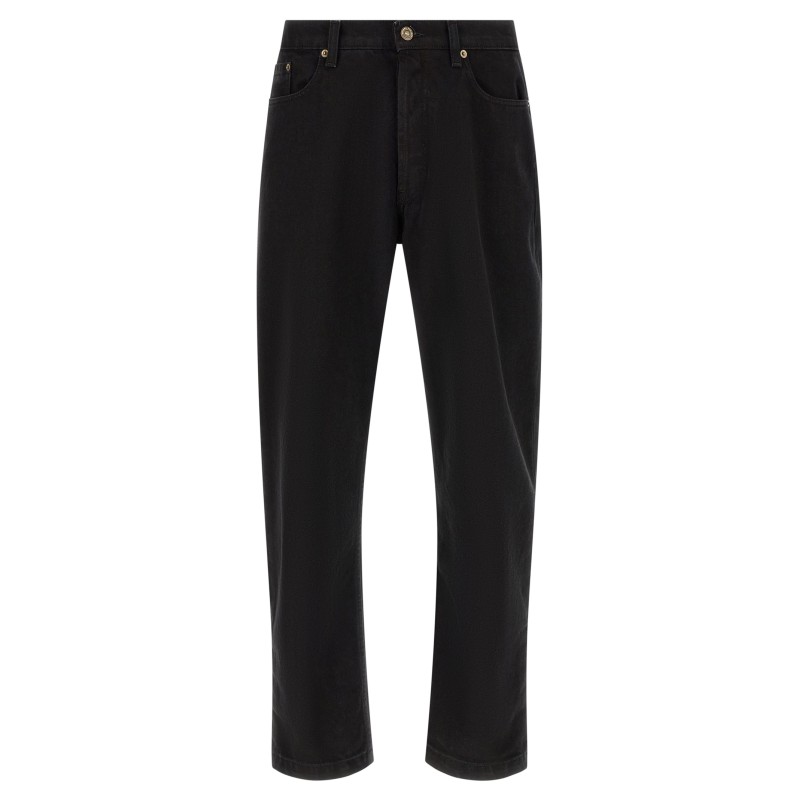 Tapered leg jeans