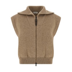 'Shiny Zipper Pull' vest