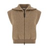 'Shiny Zipper Pull' vest
