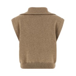 'Shiny Zipper Pull' vest