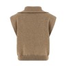 'Shiny Zipper Pull' vest