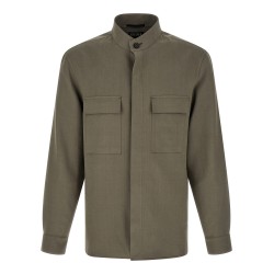 'Oasi lino' overshirt