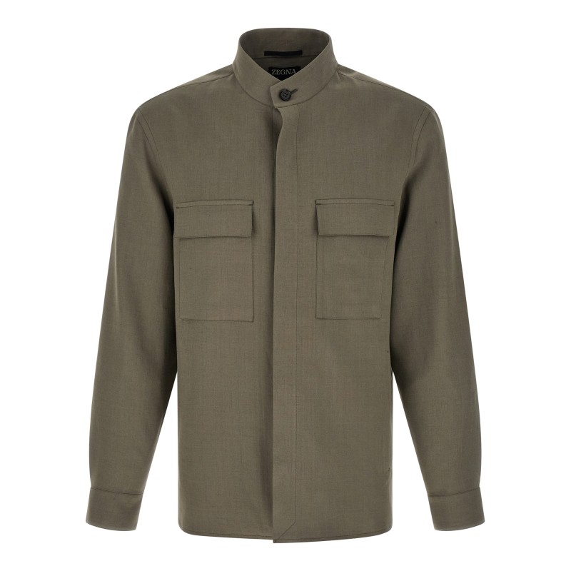'Oasi lino' overshirt