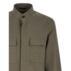 'Oasi lino' overshirt