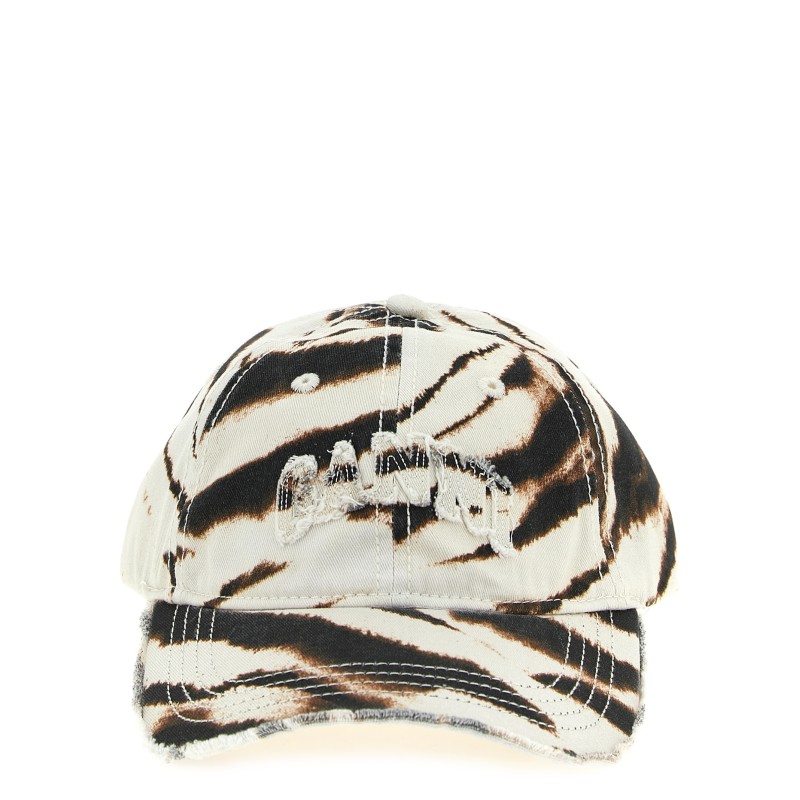 Animal print cap