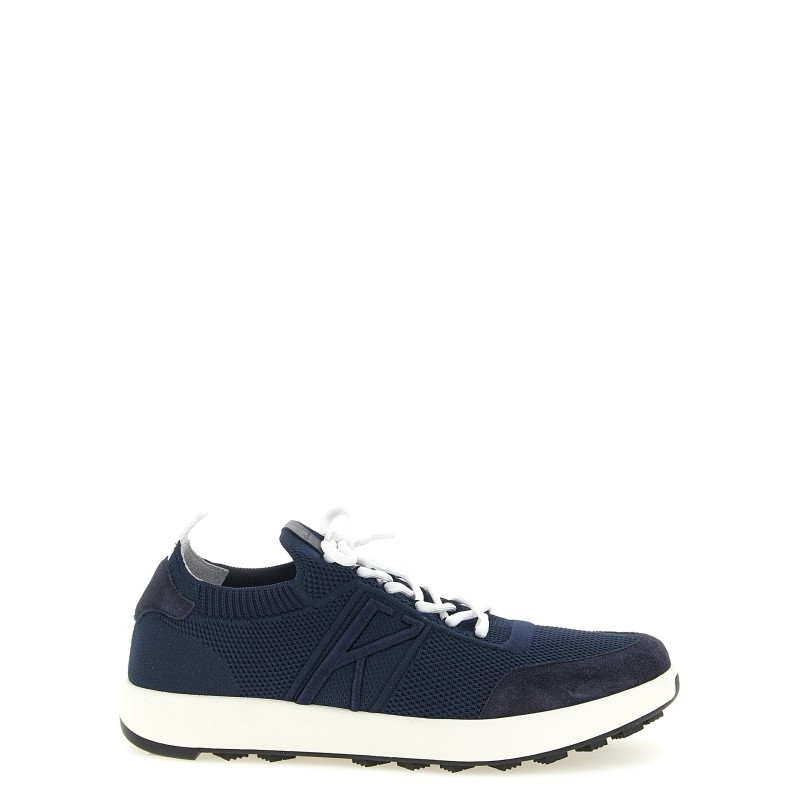 Technical cotton sneakers