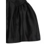 'Black Taffetà Collared Mini' dress