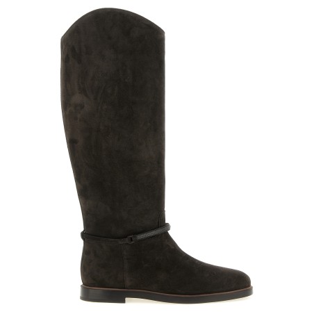 Suede boots