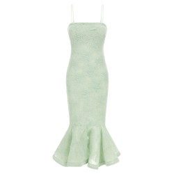 'Flower Mesh Flounce' dress