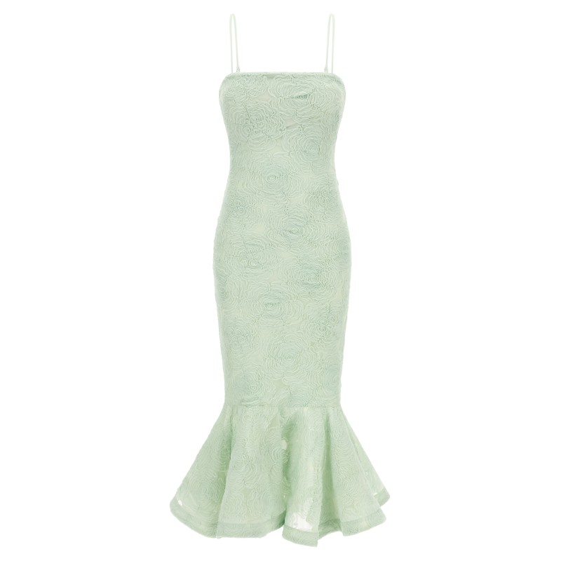 'Flower Mesh Flounce' dress