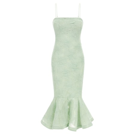 'Flower Mesh Flounce' dress