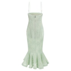 'Flower Mesh Flounce' dress