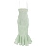 'Flower Mesh Flounce' dress