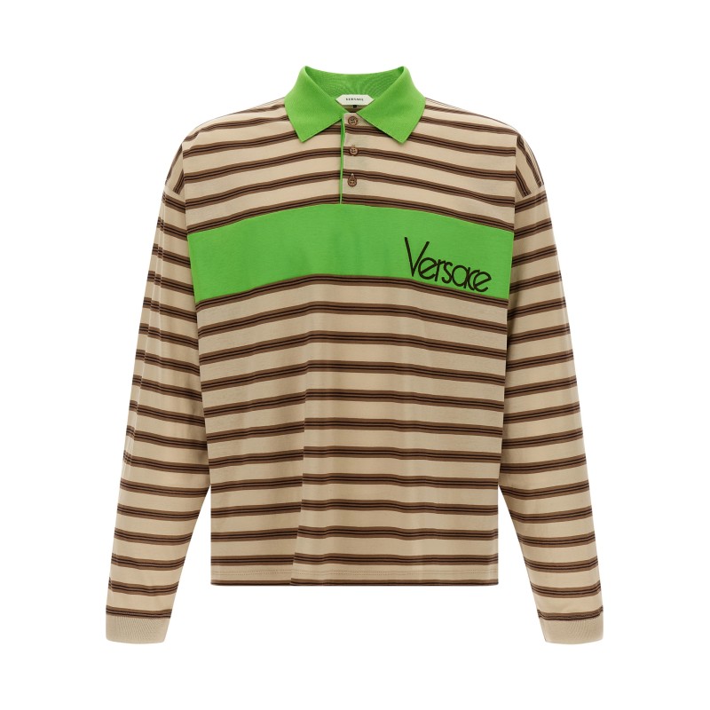 Intarsia polo shirt