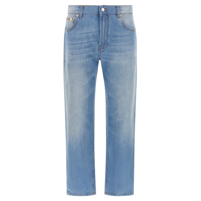Straight leg jeans