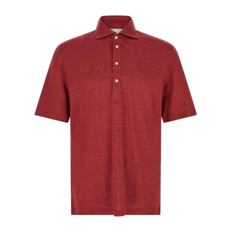 Polo jersey mélange