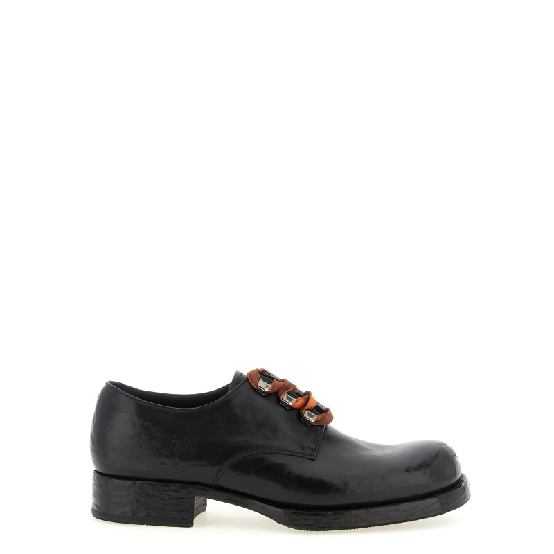 Leather lace up shoes