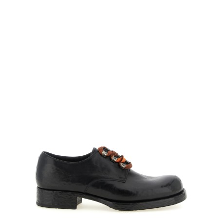 Leather lace up shoes