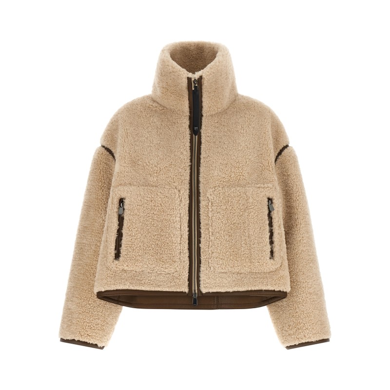 Teddy cropped jacket