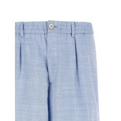 Chevron bermuda shorts