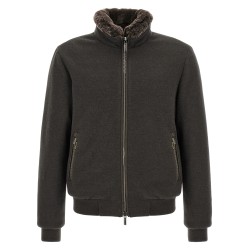 'Bellati-MRW' bomber jacket - 'Acqua' line