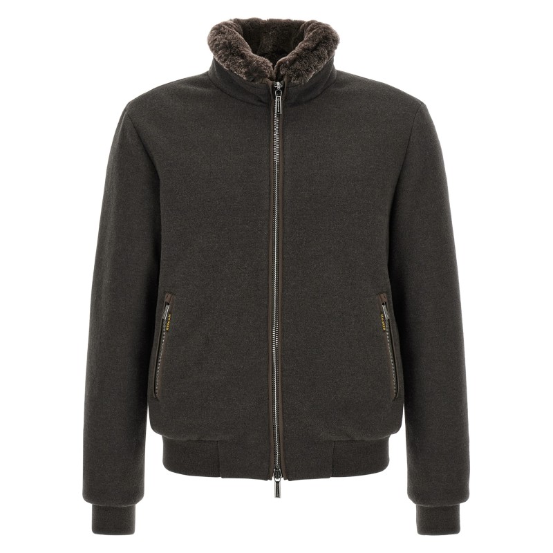 'Bellati-MRW' bomber jacket - 'Acqua' line