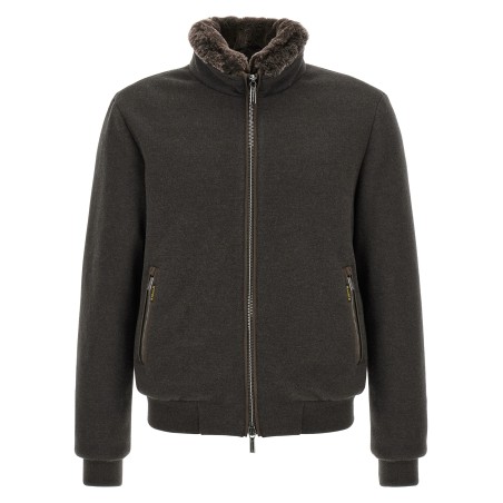 'Bellati-MRW' bomber jacket - 'Acqua' line