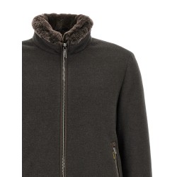 'Bellati-MRW' bomber jacket - 'Acqua' line