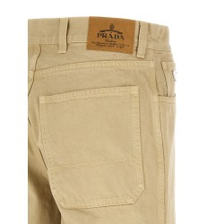 Triangle logo jeans