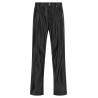 Leather-effect pants