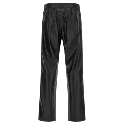 Leather-effect pants