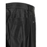 Leather-effect pants