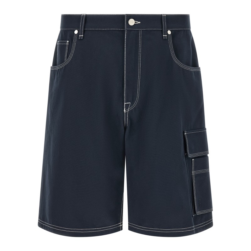 Bermuda cargo canvas shorts