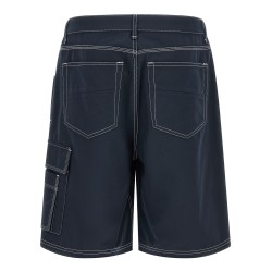 Bermuda cargo canvas shorts