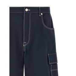 Bermuda cargo canvas shorts