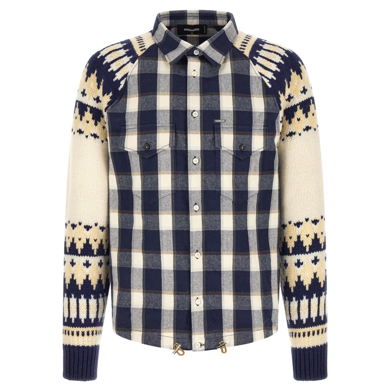 'Classic Check Drawstring' shirt