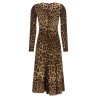 Animal print dress