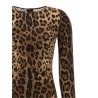 Animal print dress