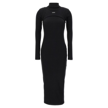 'Off Stamp Rib' dress