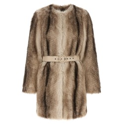 Eco-fur coat