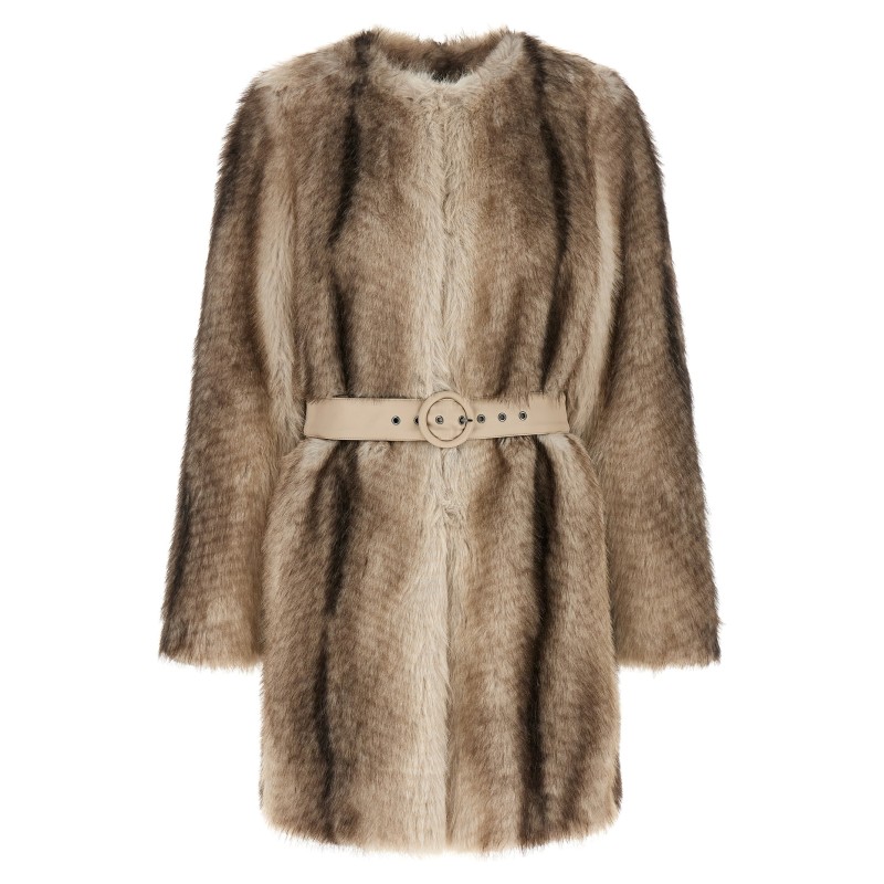 Eco-fur coat