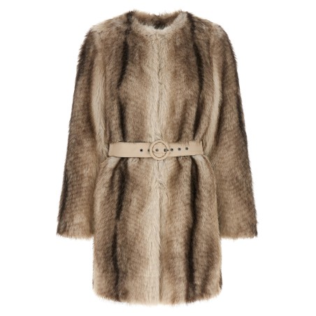 Eco-fur coat