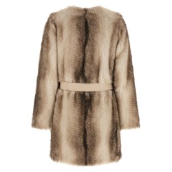 Eco-fur coat