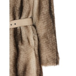 Eco-fur coat
