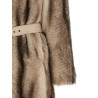 Eco-fur coat