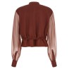 Silk sleeves blouse