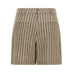 Striped bermuda shorts